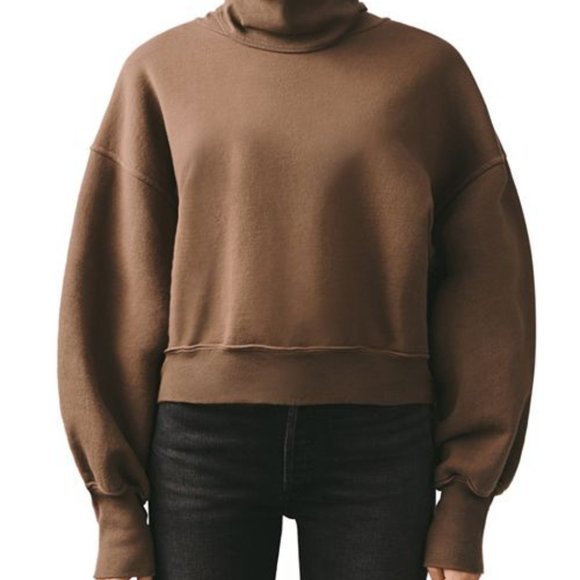 Agolde Balloon Sleeve Turtleneck Sweater - Picture 1 of 7